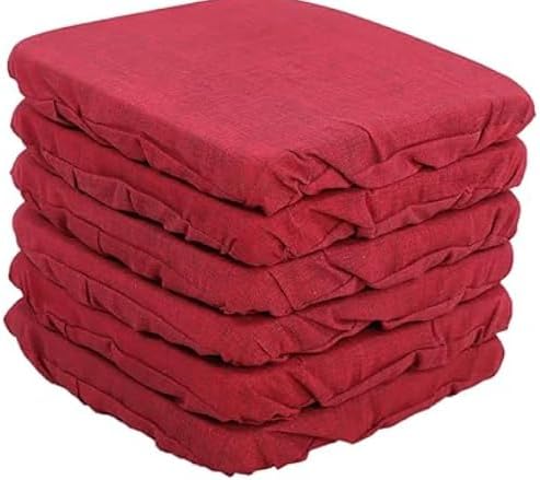 Coprisedia Imbottiti Vesto Molla Loneta con Elastico Set 6 Cuscini sedia