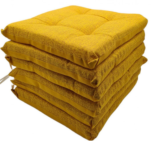 CUSCINI COPRISEDIA MORBIDONE  4 PUNTI GIALLO