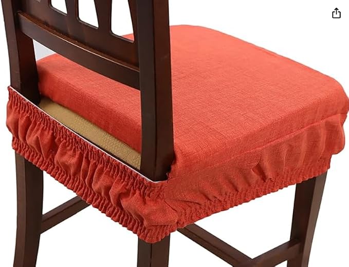 Coprisedia Imbottiti Vesto Molla Loneta con Elastico Set 6 Cuscini sedia