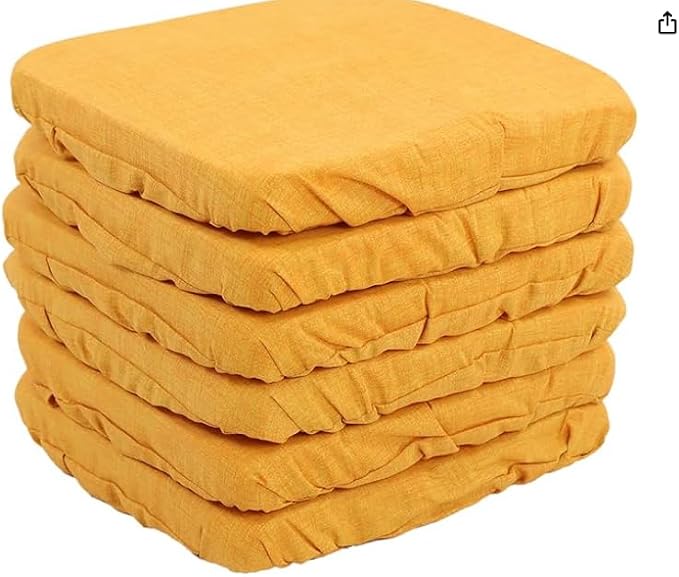 Coprisedia Imbottiti Vesto Molla Loneta con Elastico Set 6 Cuscini sedia