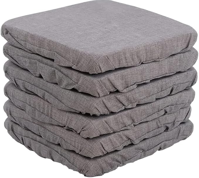 Coprisedia Imbottiti Vesto Molla Loneta con Elastico Set 6 Cuscini sedia