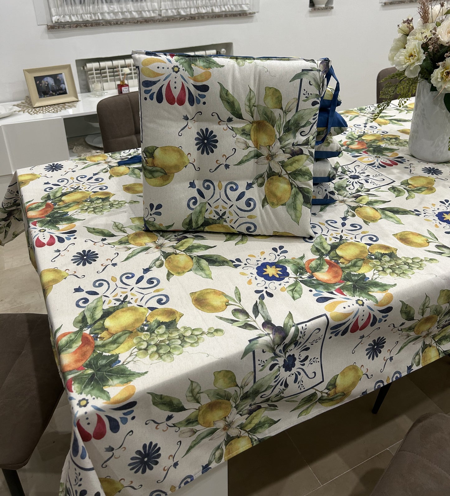 CUSCINI PER SEDIA MORBIDONE 4 PUNTI TRAPUNTATI AMALFI