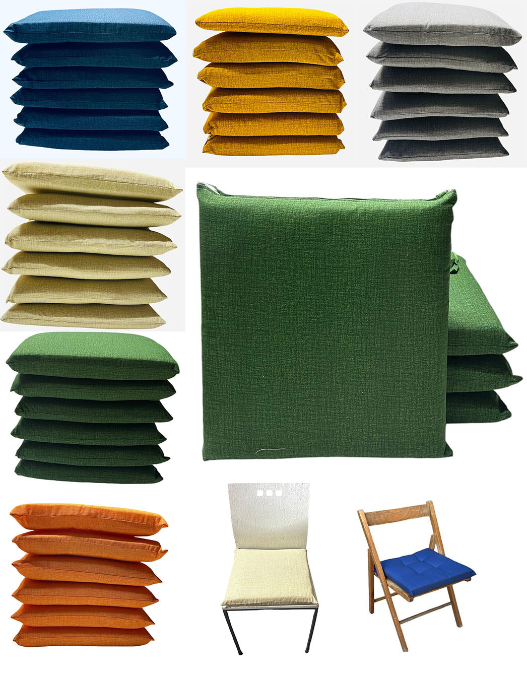 CUSCINI COPRISEDIA SFODERABILI CONFEZIONE 6 PEZZI